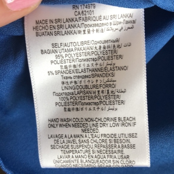 BCBGENERATION Ruffle cinched Tie Blue Size 4 Jacquard Floral Printed Mini Skirt - Picture 13 of 13